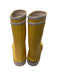 A Yellow Rain Boots from Aigle in size 6T for neutral. (Back View)