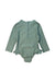 A Green Swimsuits from Marsou in size 3T for girl. (Back View)