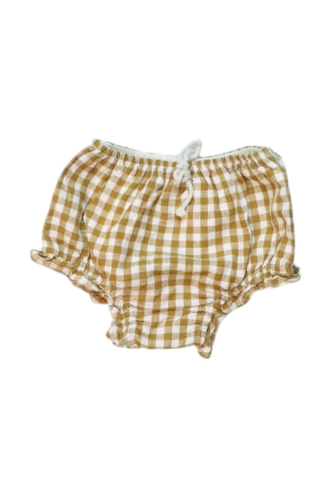 A Beige Bloomers from Rylee + Cru in size 3-6M for girl. (Front View)