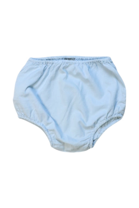 A Blue Bloomers from Bonton in size 3-6M for girl. (Front View)