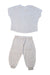 A White Pants Sets from Quincy Mae in size 6-12M for girl. (Back View)