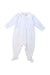 A White Onesies from Bonpoint in size 3-6M for girl. (Front View)