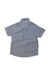 A Navy-White Short Sleeve Shirts from Timberland in size 4T for boy. (Back View)