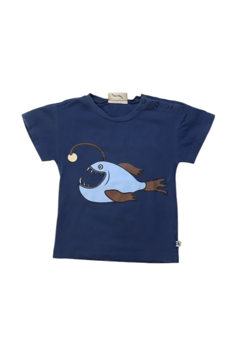 A Blue Short Sleeve T Shirts from CARLIJNQ in size 18-24M for boy. (Front View)