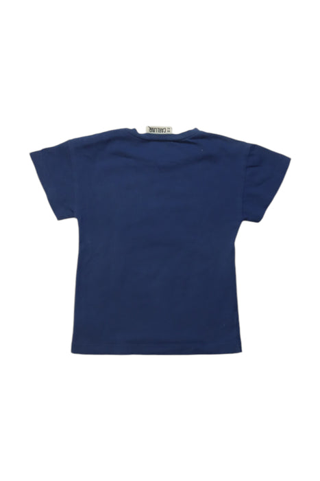 A Blue Short Sleeve T Shirts from CARLIJNQ in size 18-24M for boy. (Back View)