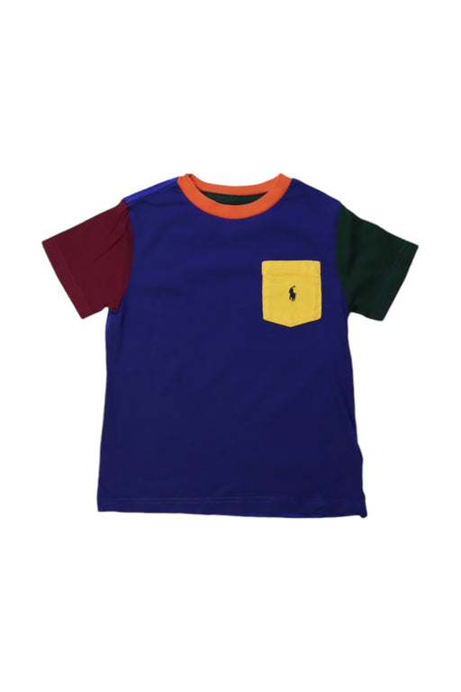 A Multicolour Short Sleeve T Shirts from Polo Ralph Lauren in size 5T for boy. (Front View)