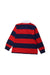 A Red-Navy Long Sleeve Polos from Polo Ralph Lauren in size 4T for boy. (Back View)