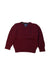 A Burgundy Knit Sweaters from Polo Ralph Lauren in size 4T for boy. (Front View)