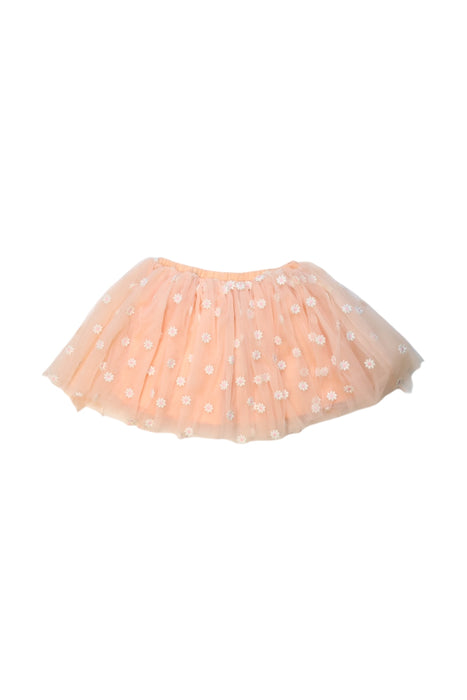 A Peach Tulle Skirts from Seed in size 6T for girl. (Back View)