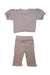 A Taupe Pants Sets from Jamie Kay in size 6-12M for girl. (Back View)