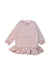 A Pink Sweater Dresses from Jamie Kay in size 6-12M for girl. (Front View)