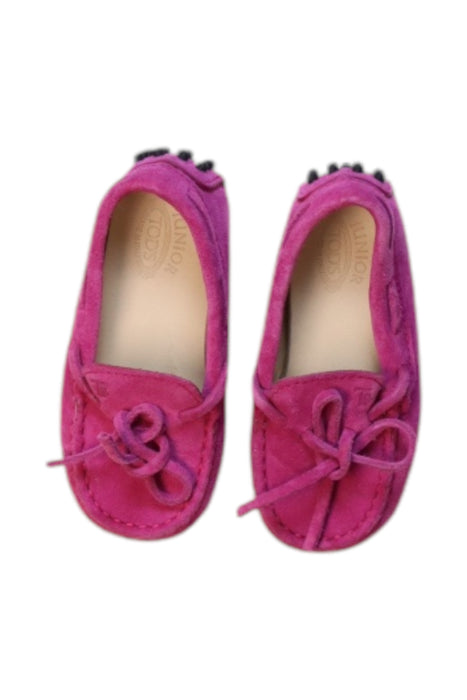 A Pink Loafers & Moccasins from Tod’s in size 18-24M for girl. (Back View)