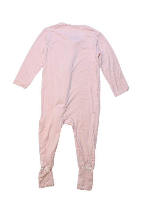 A Pink Onesies from Not Too Big in size 6-12M for girl. (Back View)