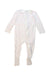 A White Onesies from Not Too Big in size 6-12M for girl. (Front View)