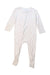 A White Onesies from Not Too Big in size 6-12M for girl. (Back View)