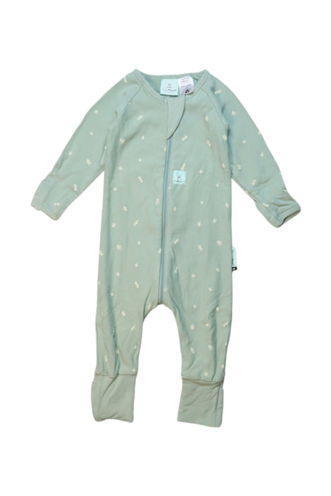 A Teal Onesies from ErgoPouch in size 3-6M for boy. (Front View)