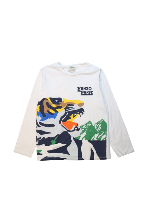 A Multicolour Long Sleeve T Shirts from Kenzo in size 10Y for boy. (Front View)