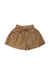 A Brown Shorts from Mayoral in size 3T for girl. (Front View)