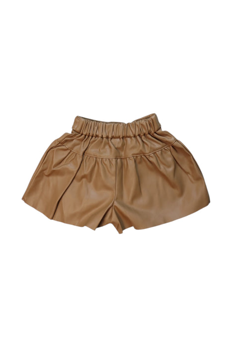 A Brown Shorts from Mayoral in size 3T for girl. (Back View)