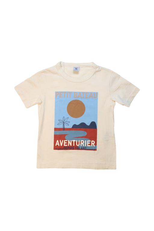 A Multicolour Short Sleeve T Shirts from Petit Bateau in size 8Y for boy. (Front View)