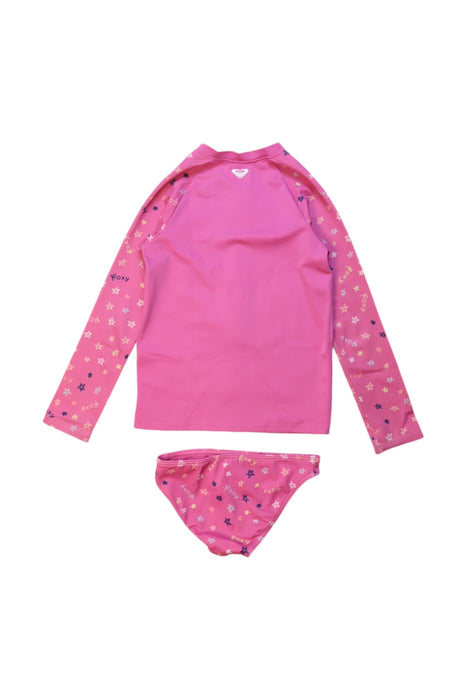 A Pink Swim Sets from Roxy in size 4T for girl. (Back View)