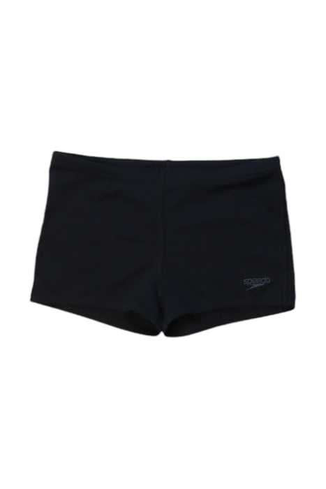 A Black Swim Shorts from Speedo in size 9Y for boy. (Front View)