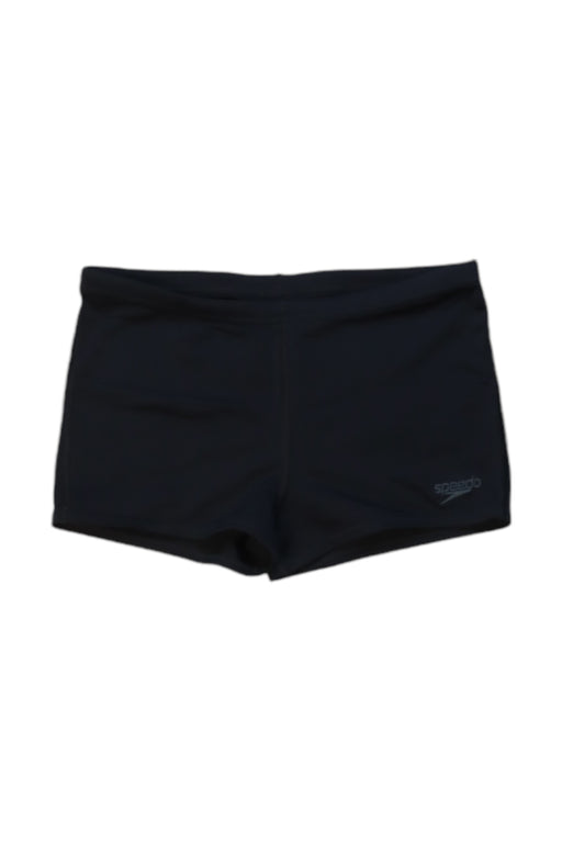 A Black Swim Shorts from Speedo in size 9Y for boy. (Front View)