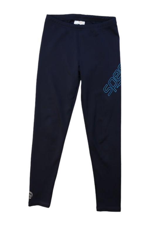 A Navy Leggings from Speedo in size 8Y for boy. (Front View)