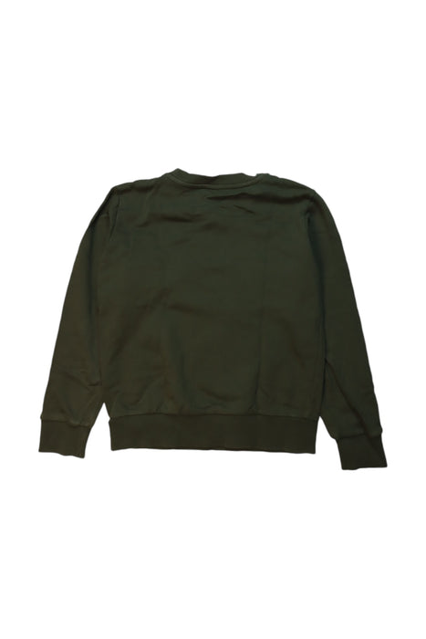 A Green Crewneck Sweatshirts from Moncler in size 10Y for boy. (Back View)