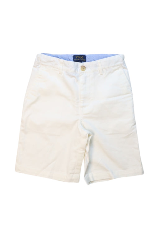 A White Shorts from Polo Ralph Lauren in size 7Y for boy. (Front View)