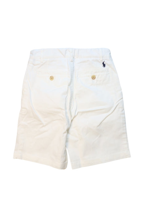 A White Shorts from Polo Ralph Lauren in size 7Y for boy. (Back View)