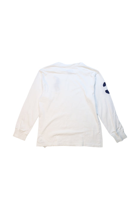 A White Long Sleeve T Shirts from Polo Ralph Lauren in size 8Y for boy. (Back View)