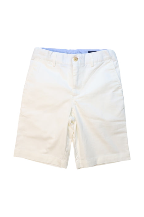 A White Shorts from Polo Ralph Lauren in size 10Y for boy. (Front View)