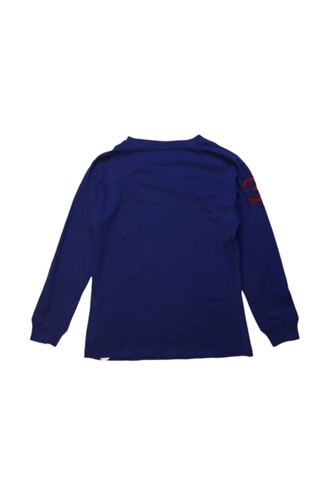 A Blue Long Sleeve T Shirts from Polo Ralph Lauren in size 7Y for boy. (Back View)