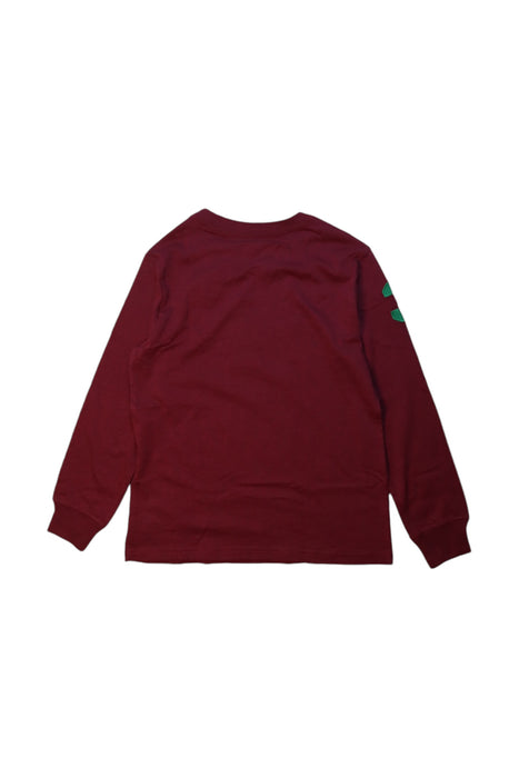 A Red Long Sleeve T Shirts from Polo Ralph Lauren in size 7Y for boy. (Back View)