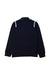 A Black Zippered Sweatshirts from Jacadi in size 10Y for boy. (Back View)