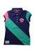 A Multicolour Short Sleeve Polos from Tommy Hilfiger in size 8Y for girl. (Front View)