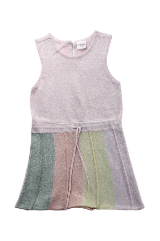 A Multicolour Sleeveless Dresses from Egg by Susan Lazar in size 2T for girl. (Front View)