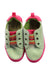 A Green-Pink Sneakers from Toms in size 3T for neutral. (Back View)