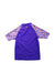 A Purple Rash Guards from Arena in size 5T for neutral. (Back View)