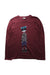 A Burgundy Long Sleeve T Shirts from Little Marc Jacobs in size 12Y for boy. (Front View)