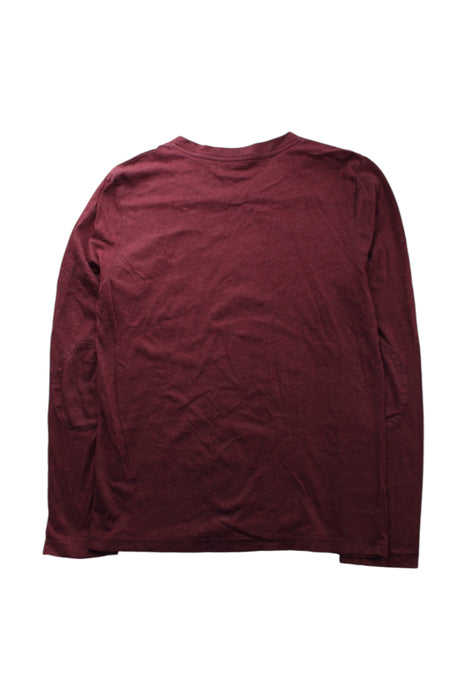 A Burgundy Long Sleeve T Shirts from Little Marc Jacobs in size 12Y for boy. (Back View)