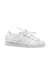 A White Sneakers from Adidas in size 6T for neutral. (Front View)