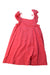 A Pink Sleeveless Dresses from Petit Bateau in size 10Y for girl. (Back View)