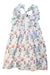 A Multicolour Sleeveless Dresses from Velveteen in size 6T for girl. (Front View)