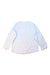 A White Long Sleeve Shirts from Nanos in size 9Y for boy. (Back View)