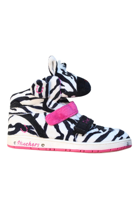 A Multicolour Sneakers from Skechers in size 11Y for girl. (Front View)