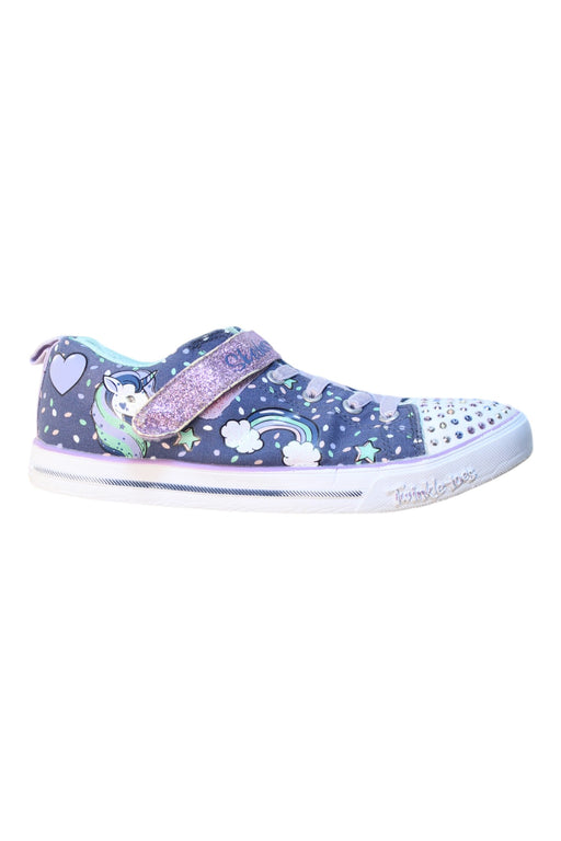 A Multicolour Sneakers from Skechers in size 11Y for girl. (Front View)