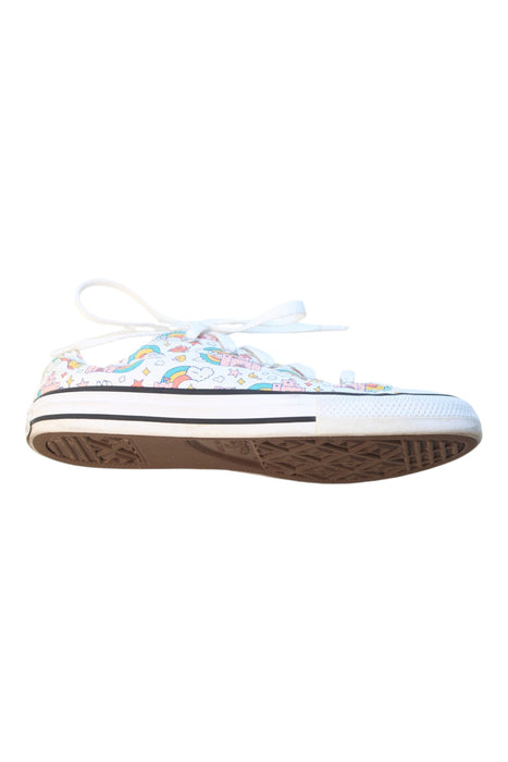 A Multicolour Sneakers from Converse in size 10Y for girl. (Front View)