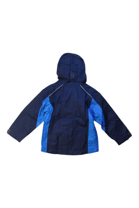 A Navy Lightweight Jackets from Columbia in size 3T for boy. (Back View)